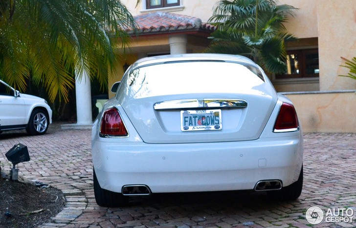 Special license plate on this Rolls-Royce Wraith